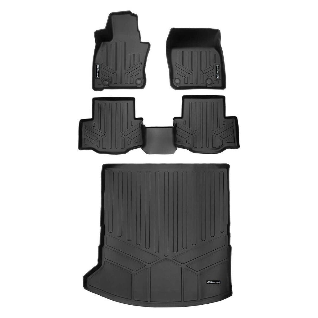 SMARTLINER Custom Fit Floor Liners For 2024-2025 Mazda CX-90 (Only Fits 2nd Row Bench)
