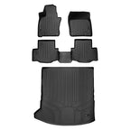 SMARTLINER Custom Fit Floor Liners For 2024-2025 Mazda CX-90 Plug-In Hybrid (Only Fits 2nd Row Bucket Seats With No Center Console)