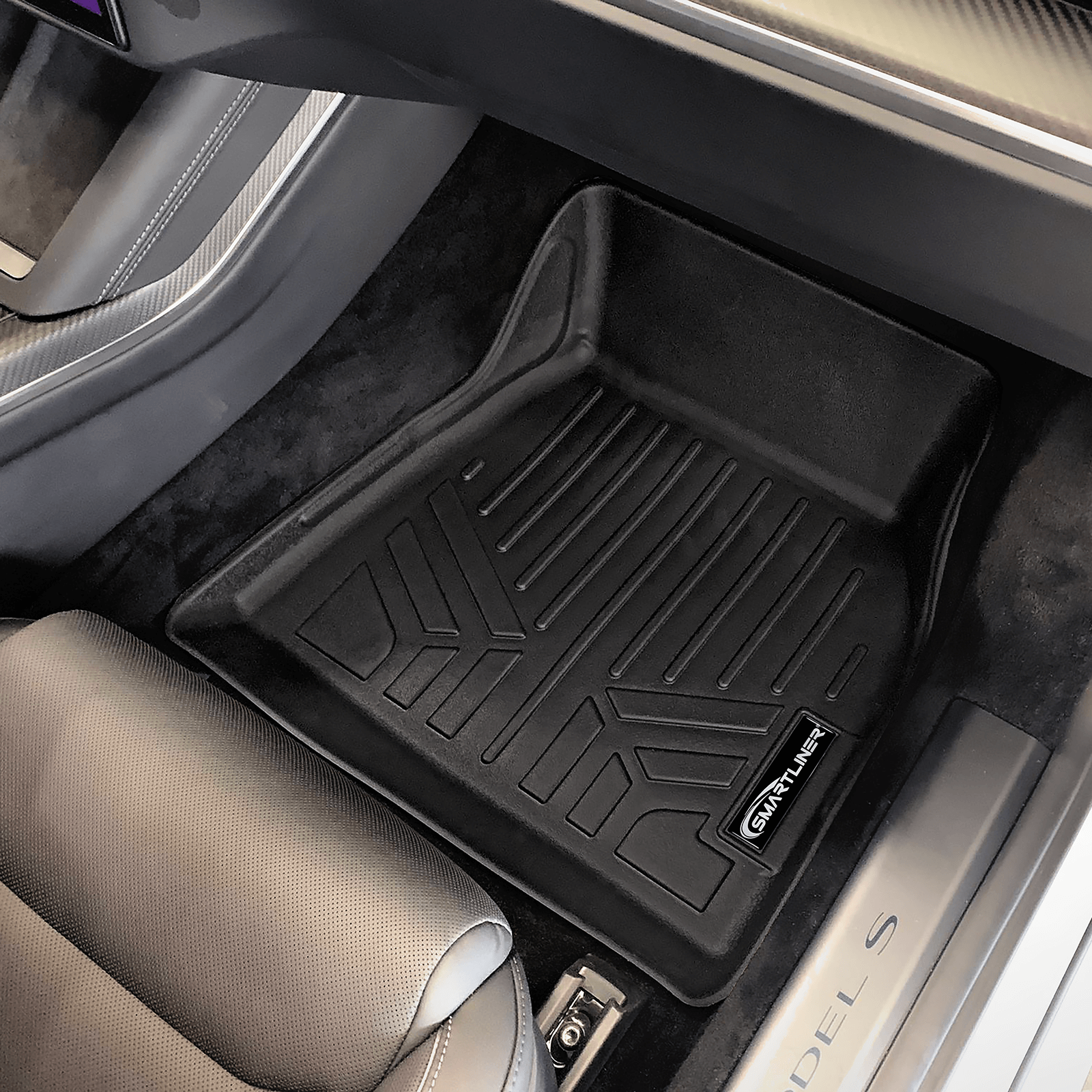 SMARTLINER Custom Fit Floor Liners For 2021-2024 Tesla Model S