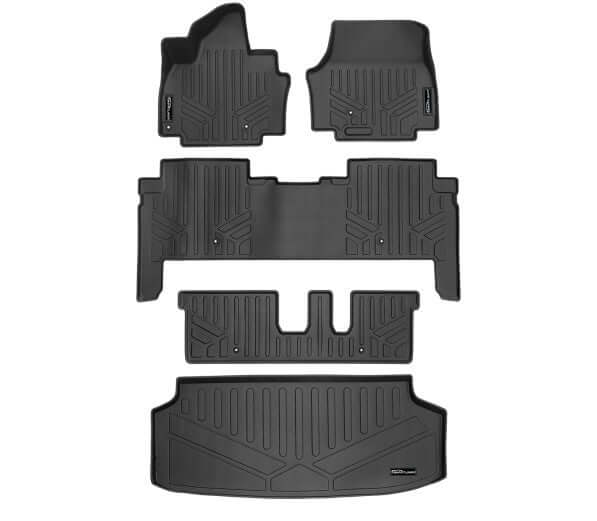 SMARTLINER Custom Fit Floor Liners Compatible With 2024 - 2025 Kia EV9 (2nd Row Bench Seat)