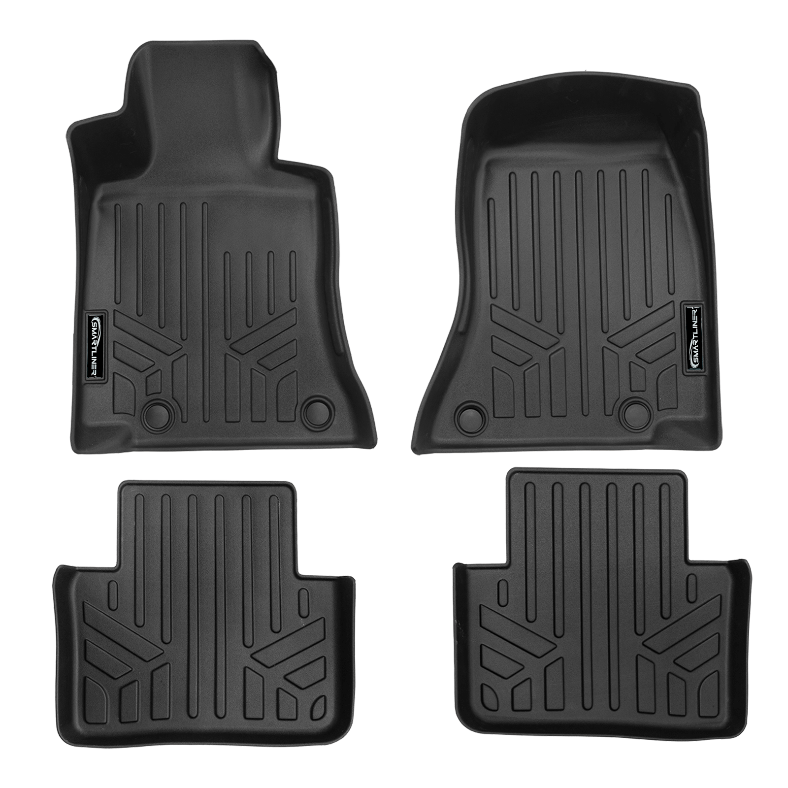 SMARTLINER Custom Fit Floor Liners For 2022-2025 Mercedes Benz C-Class (Sedan Models Only)