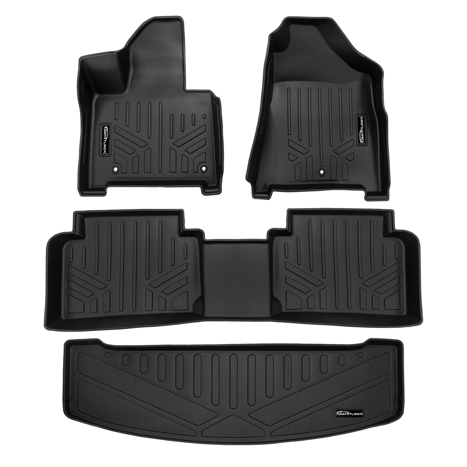 SMARTLINER Custom Fit Floor Liners For 2024-2026 Hyundai Santa Fe (SG)
