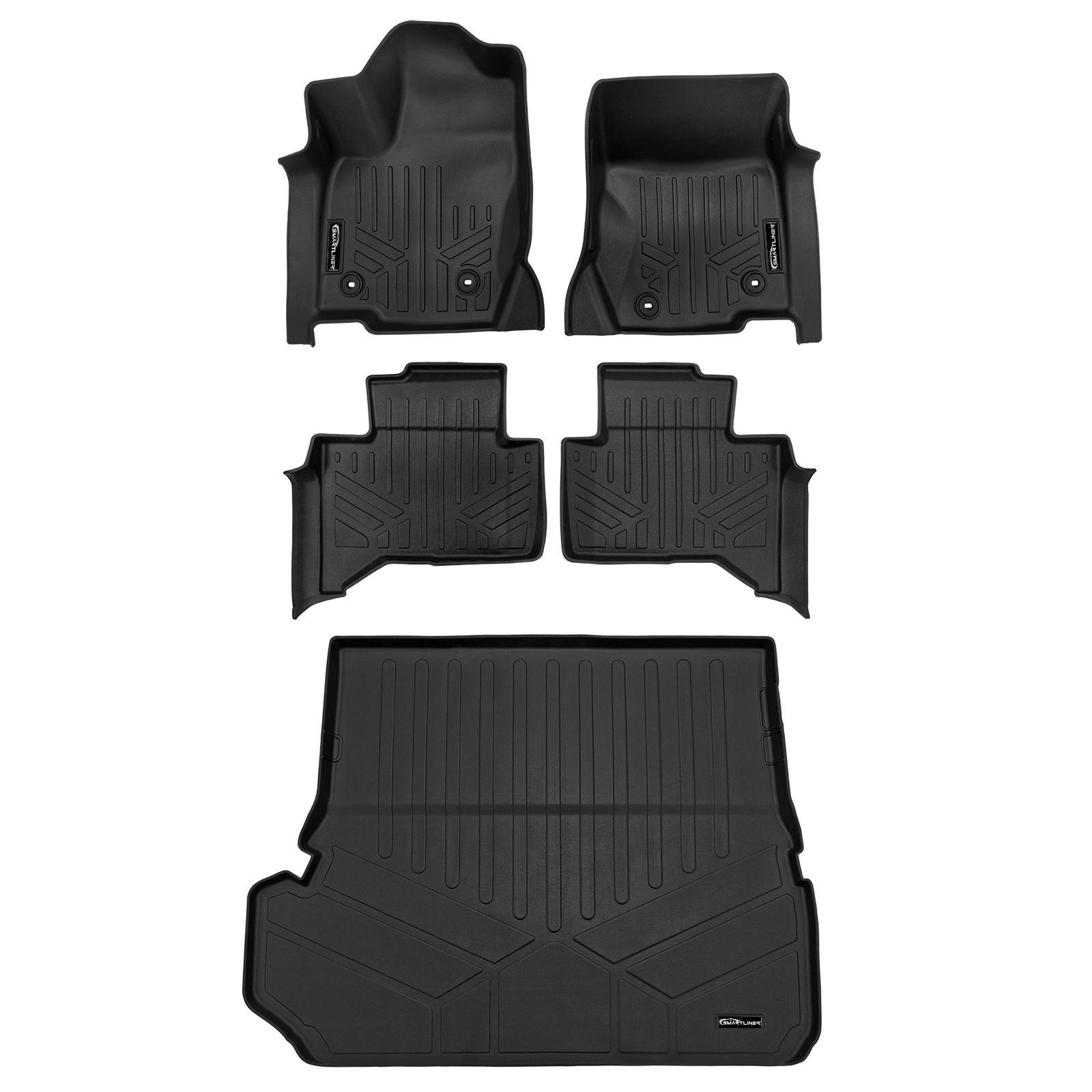 SMARTLINER Custom Fit Floor Liners For 2024 - 2025 Lexus GX (7 passenger models)