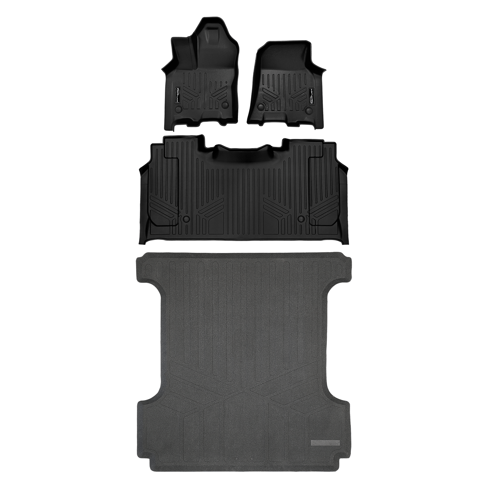 SmartCoverage™ Custom Fit Floor Liners For 2025-2026 Ram 1500 Crew Cab with Rear Underseat Storage Box
