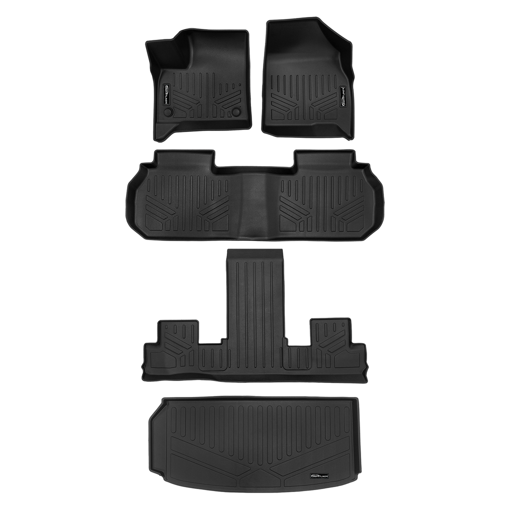 SMARTLINER Custom Fit Floor Liners For 2024-2026 GMC Acadia/Chevrolet Traverse/Buick Enclave with 2nd Row Bucket Seats