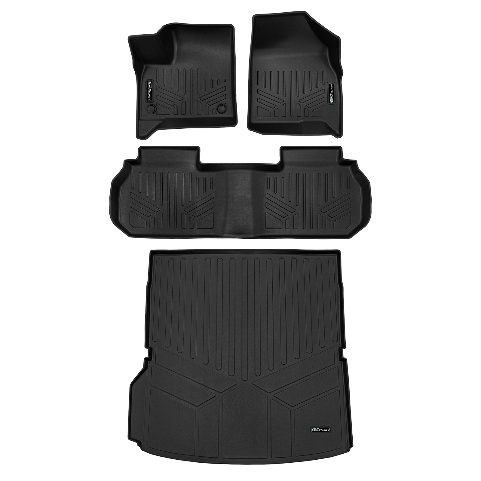 SMARTLINER Custom Fit Floor Liners For 2024-2026 GMC Acadia/Chevrolet Traverse/Buick Enclave with 2nd Row Bucket Seats