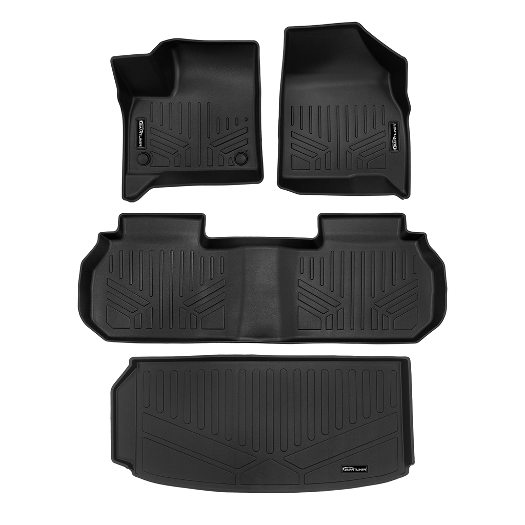 SMARTLINER Custom Fit Floor Liners For 2024-2026 GMC Acadia/Chevrolet Traverse/Buick Enclave with 2nd Row Bucket Seats