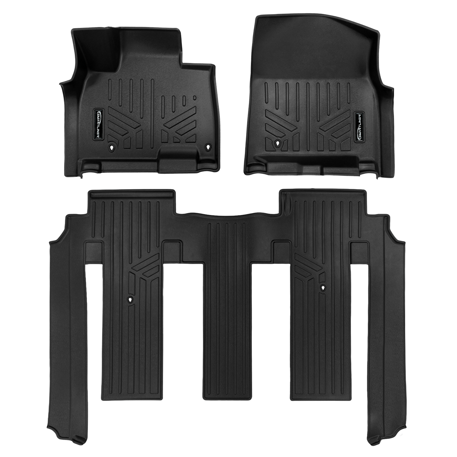 SMARTLINER Custom Fit Floor Liners For 2025-2026 Kia Carnival Hybrid (8 Passenger Models)