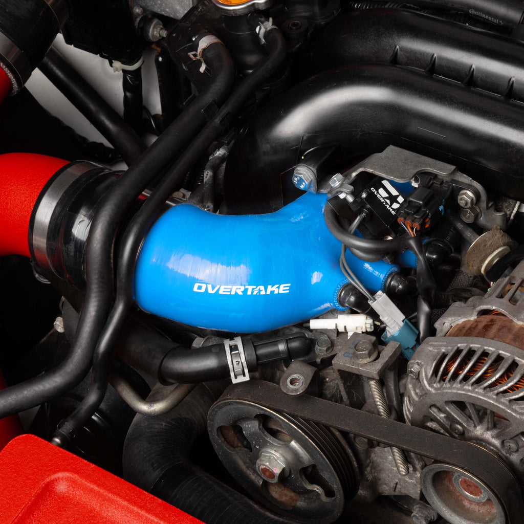 OVERTAKE Silicone Turbo Inlet Hose - Subaru 2008-2014 WRX, 2005-2009 Legacy GT/ 2005-2009 Outback XT, 2009-2013 Forester XT