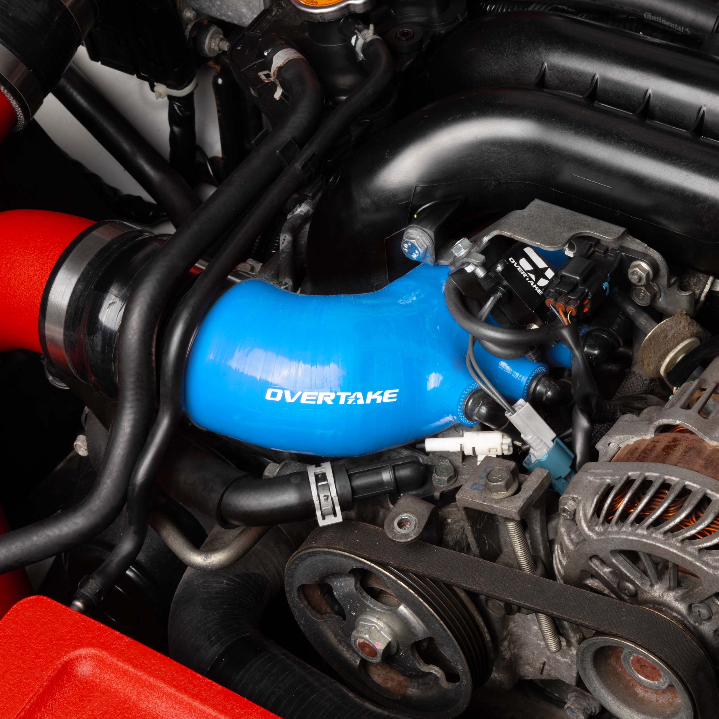 OVERTAKE Silicone Turbo Inlet Hose - Subaru 2008-2014 WRX, 2005-2009 Legacy GT/ 2005-2009 Outback XT, 2009-2013 Forester XT