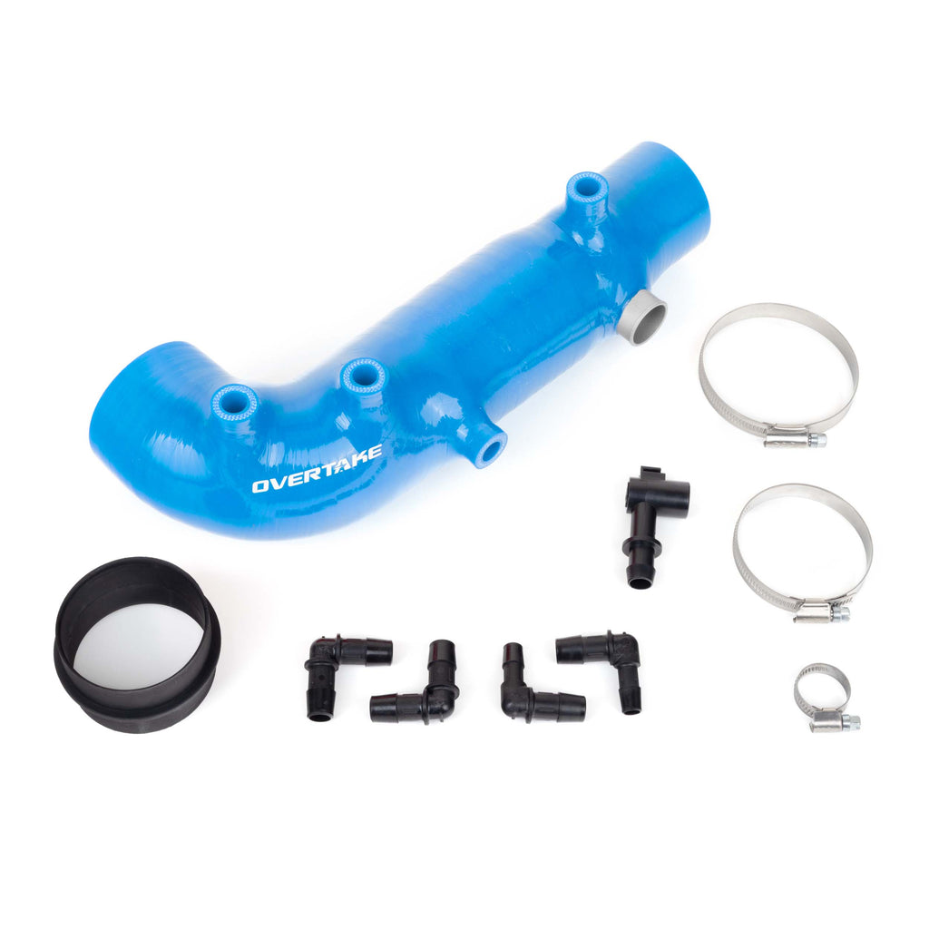 OVERTAKE Silicone Turbo Inlet Hose - Subaru 2004-2021 STI, 2002-2007 WRX, 2004-2008 Forester XT