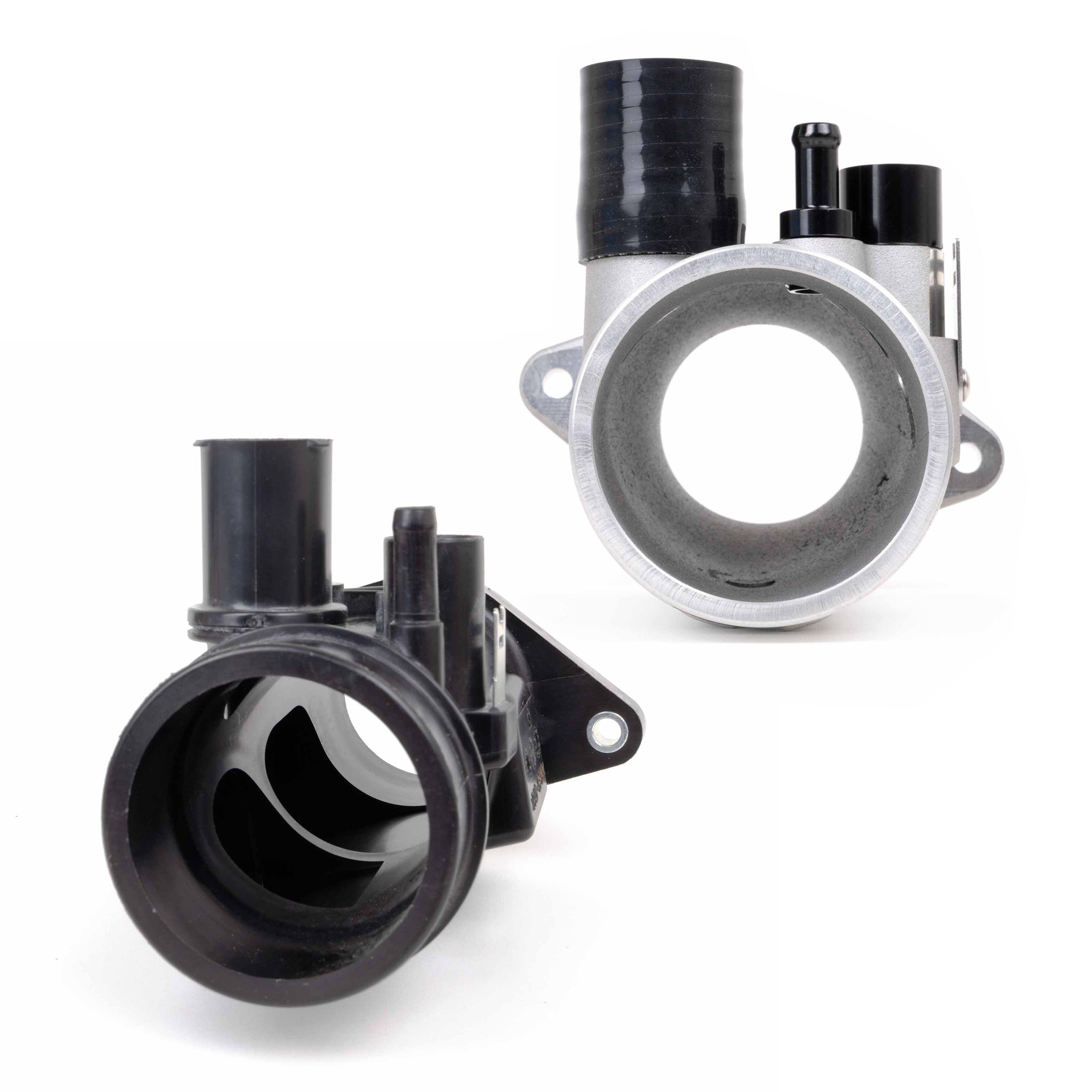 OVERTAKE Aluminum Turbo Inlet - Subaru 2015-2021 WRX, 2014-2018 Forester XT