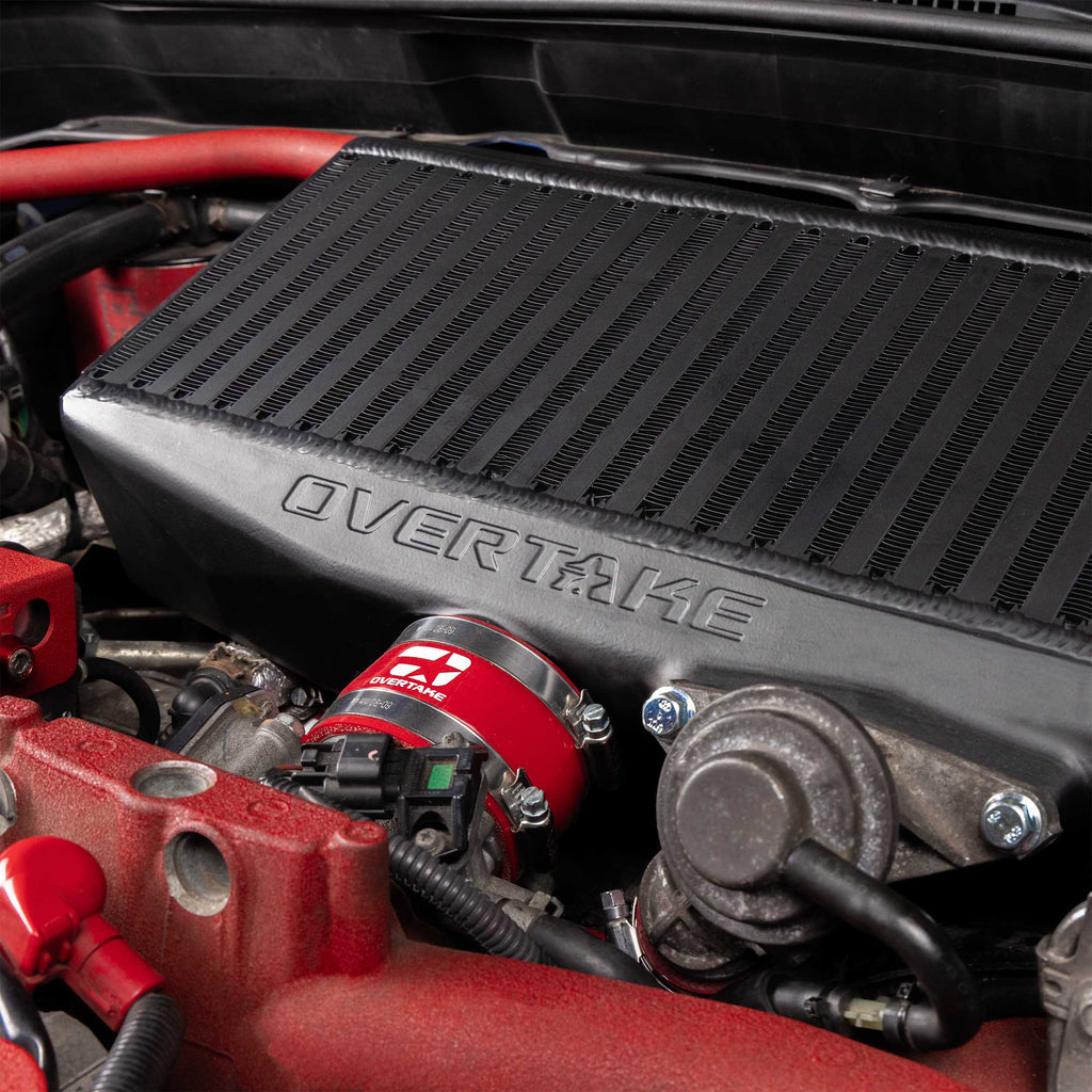 OVERTAKE Top Mount Intercooler - Subaru 2002-2007 WRX, 2004-2021 STI, 2004-2008 Forester XT