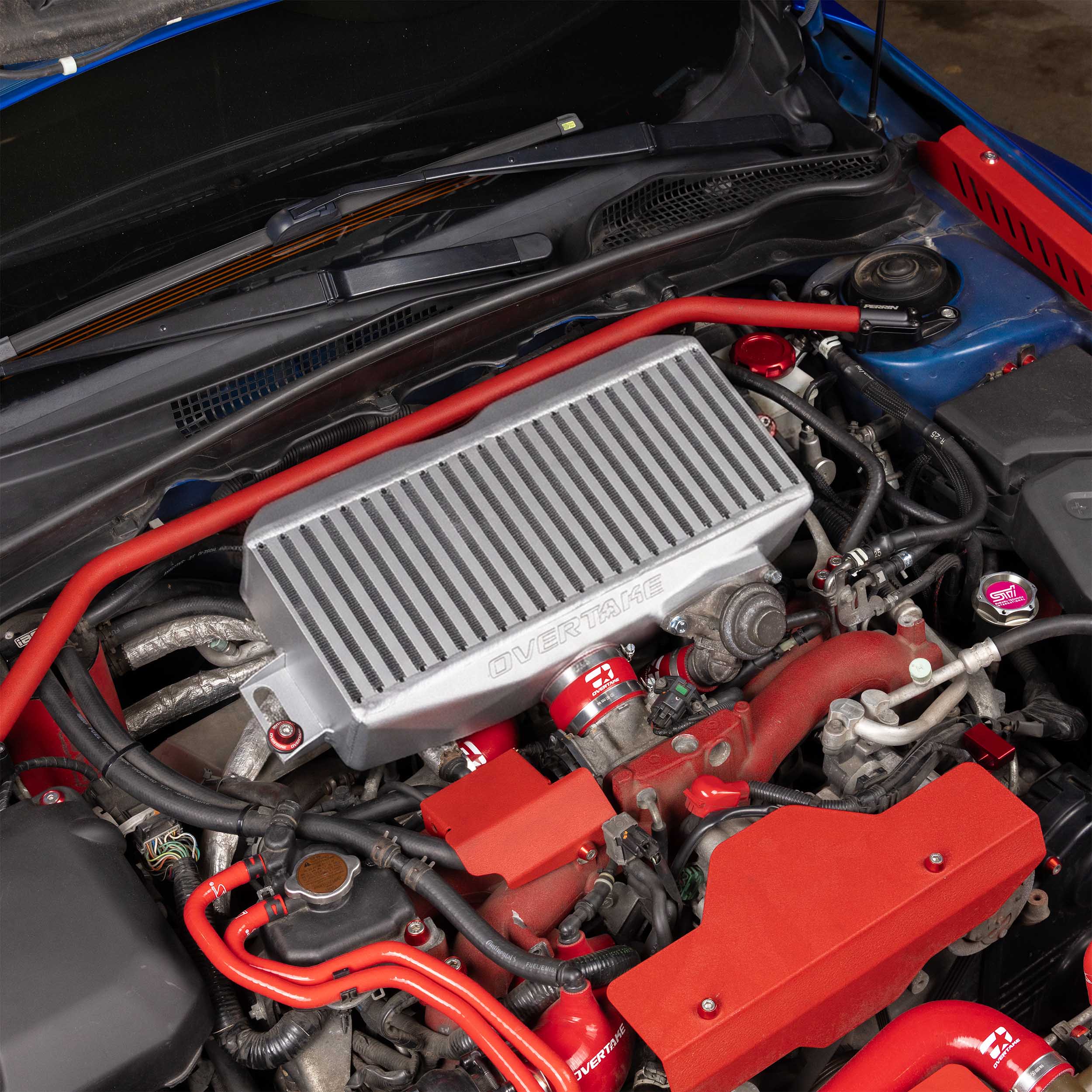 OVERTAKE Top Mount Intercooler - Subaru 2002-2007 WRX, 2004-2021 STI, 2004-2008 Forester XT
