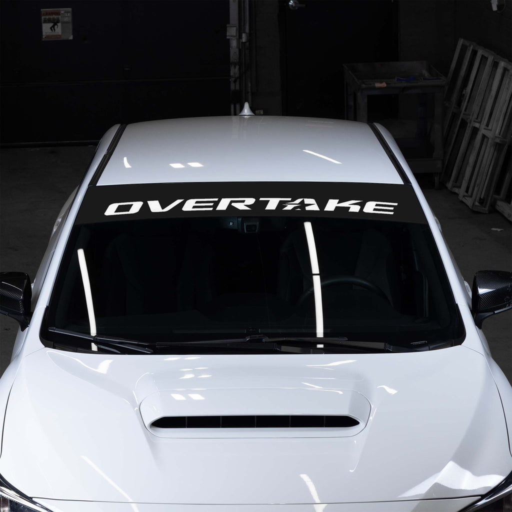OVERTAKE Windshield Banner - Ships FREE!