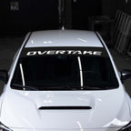 OVERTAKE Windshield Banner - Ships FREE!
