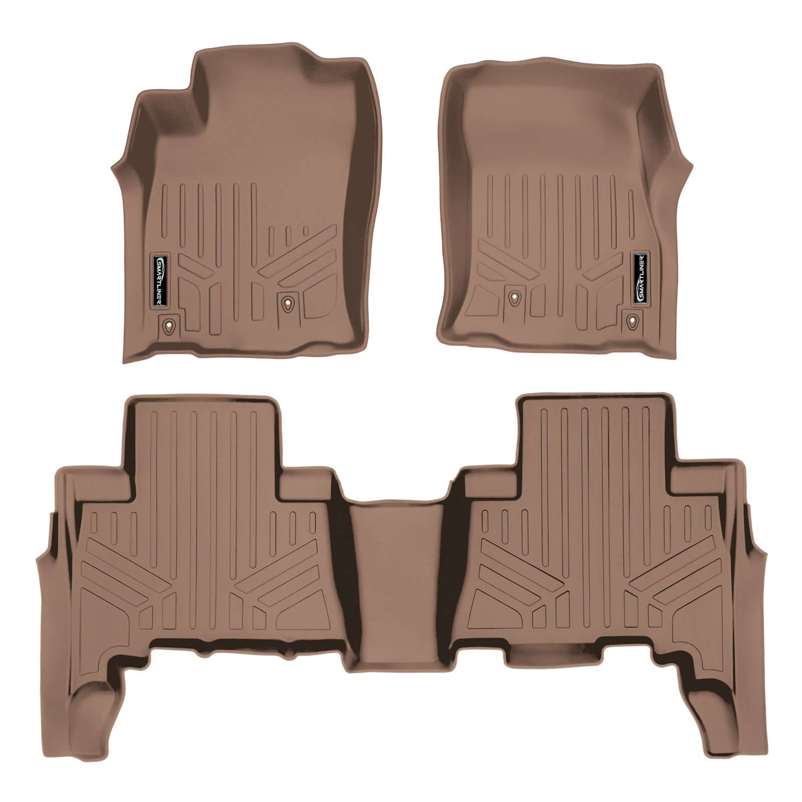 SMARTLINER Custom Fit Floor Liners For 2010-2012 Toyota 4Runner (5 Passenger with Sliding Rear Tray)