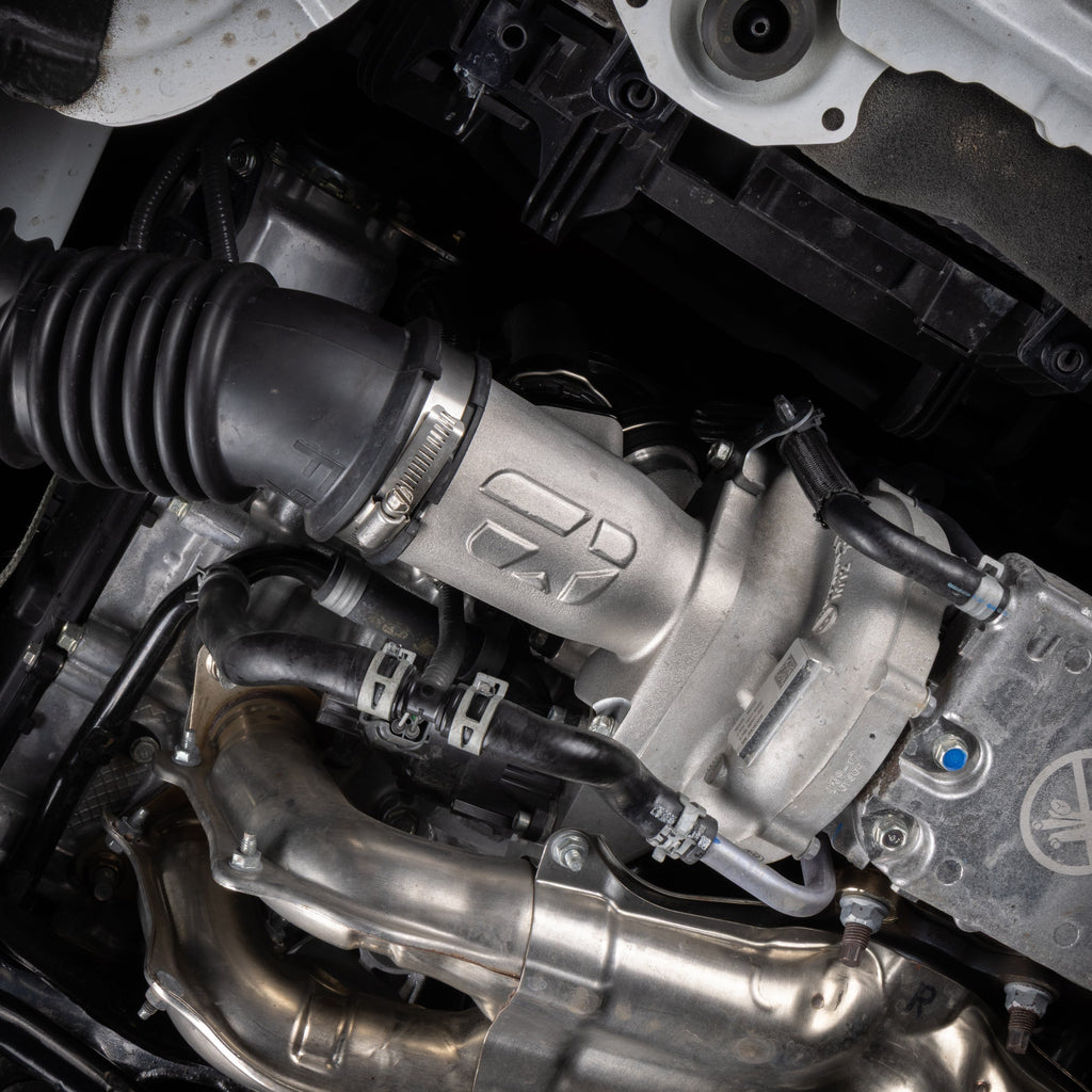 OVERTAKE Aluminum BIG TURBO Inlet - Subaru 2022-2026 WRX, 2020-2026 Outback, 2019-2026 Ascent