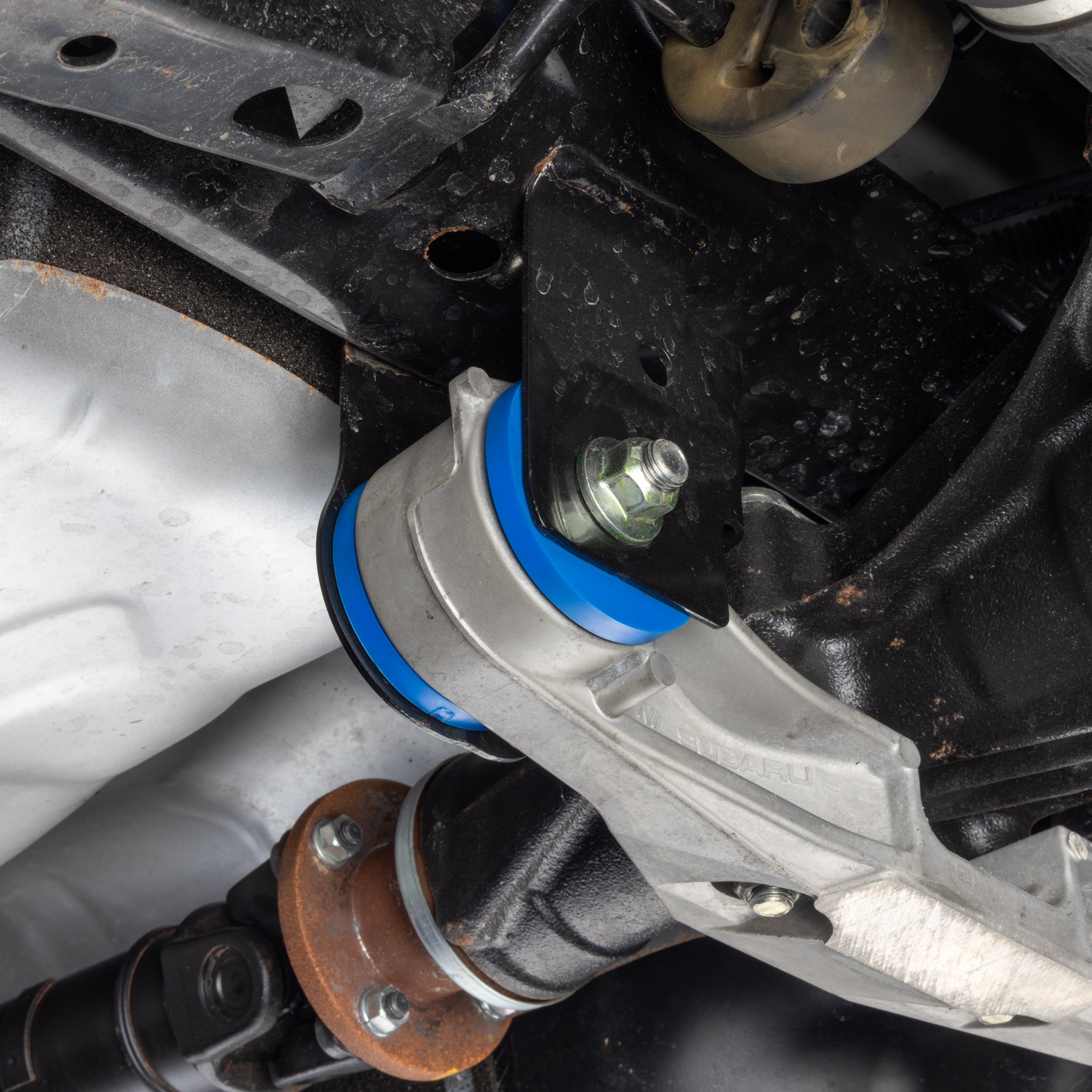 OVERTAKE Rear Differential Lower Bushing Inserts - Subaru 2008-2026 WRX, 2008-2021 STI