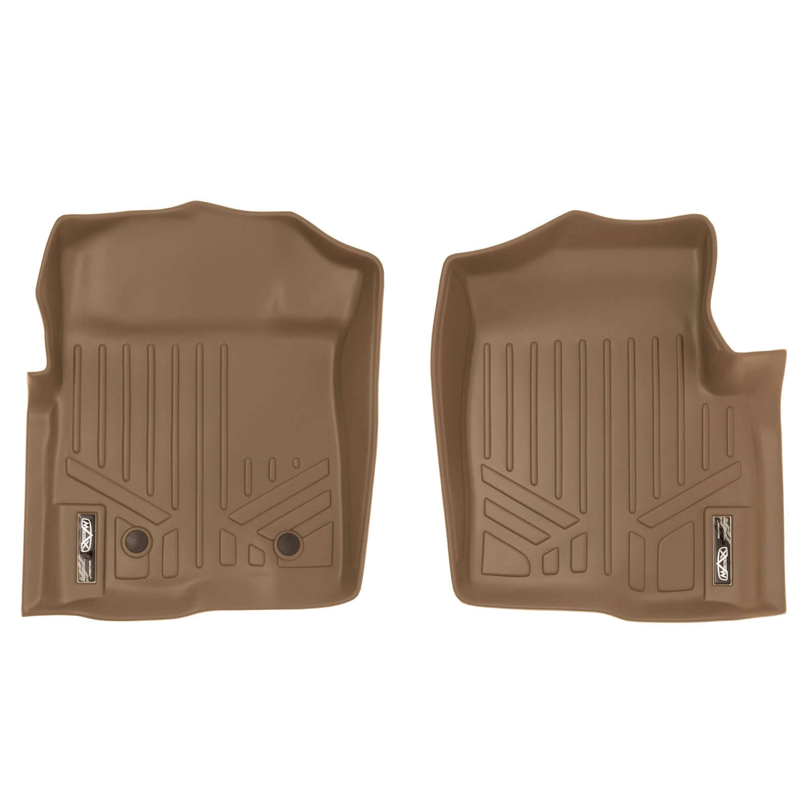 SMARTLINER Custom Fit Floor Liners For 2011-2014 Ford F-150 SuperCab with Flow Center Console