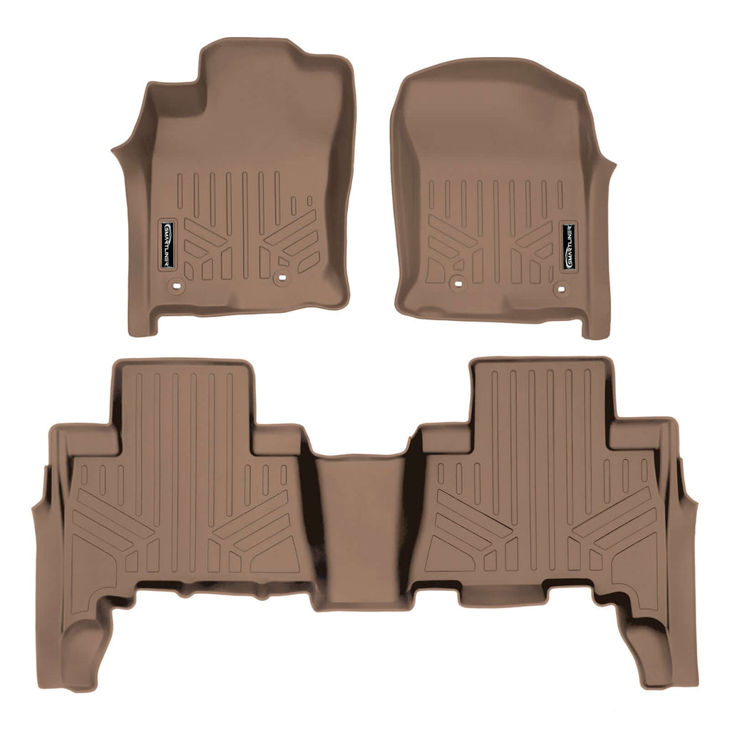SMARTLINER Custom Fit Floor Liners For 2013-2024 Toyota 4Runner (7 Passenger with 3rd Row Seats)