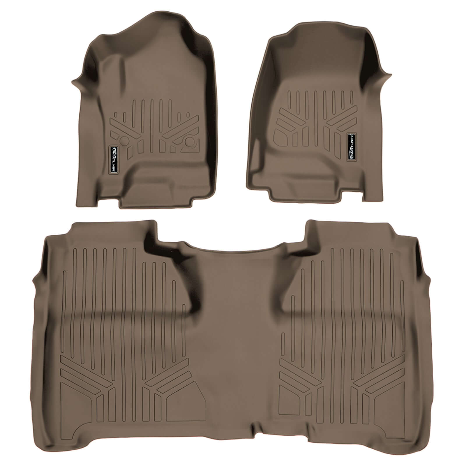 SmartCoverage™ Custom Fit Floor Liners For Crew Cab 2014-2018 Silverado/Sierra 1500 - 2015-2021 2500/3500 HD