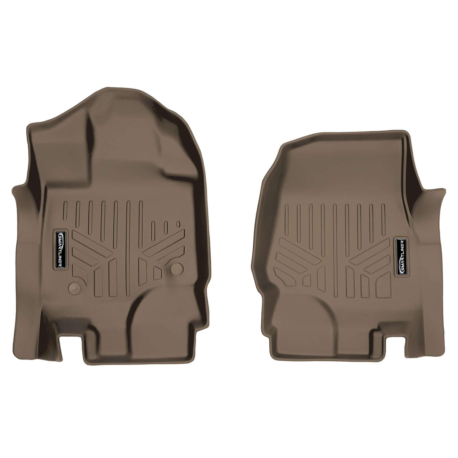 SMARTLINER Custom Fit Floor Liners For 2022-2025 Ford F-150 Lightning Only fits with 2nd Row Bucket seats without under seat fold-flat storage