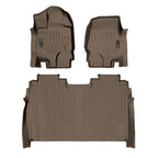 SmartCoverage™ Custom Fit Floor Liners For 2015-2025 Ford F-150 SuperCrew Cab with 1st Row Bucket Seats (Vinyl Flooring)