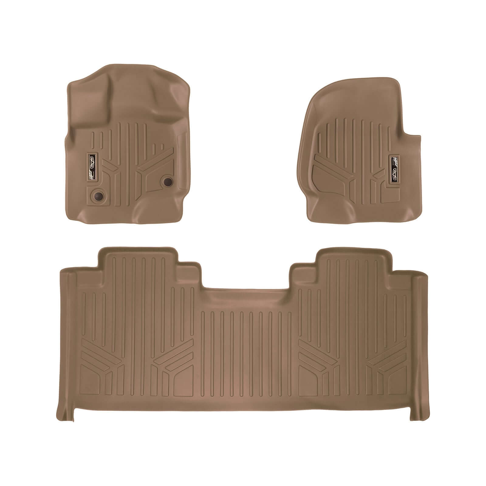 SMARTLINER Custom Fit Floor Liners For 2015-2025 Ford F-150 SuperCab with 1st Row Bucket Seats Carpeted Flooring