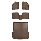 SMARTLINER Custom Fit Floor Liners For 2017-2019 Ford Explorer without 2nd Row Center Console