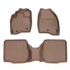 SMARTLINER Custom Fit Floor Liners For 2017-2019 Ford Explorer with 2nd Row Center Console