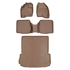 SMARTLINER Custom Fit Floor Liners For 2017-2019 Ford Explorer with 2nd Row Center Console