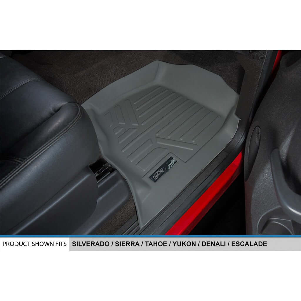 SMARTLINER Custom Fit Floor Liners For 2007-2013 Silverado/Sierra - 2007-14 Tahoe-Suburban-Yukon-Yukon XL-Escalade