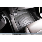 SMARTLINER Custom Fit Floor Liners For 2009-2015 Honda Pilot
