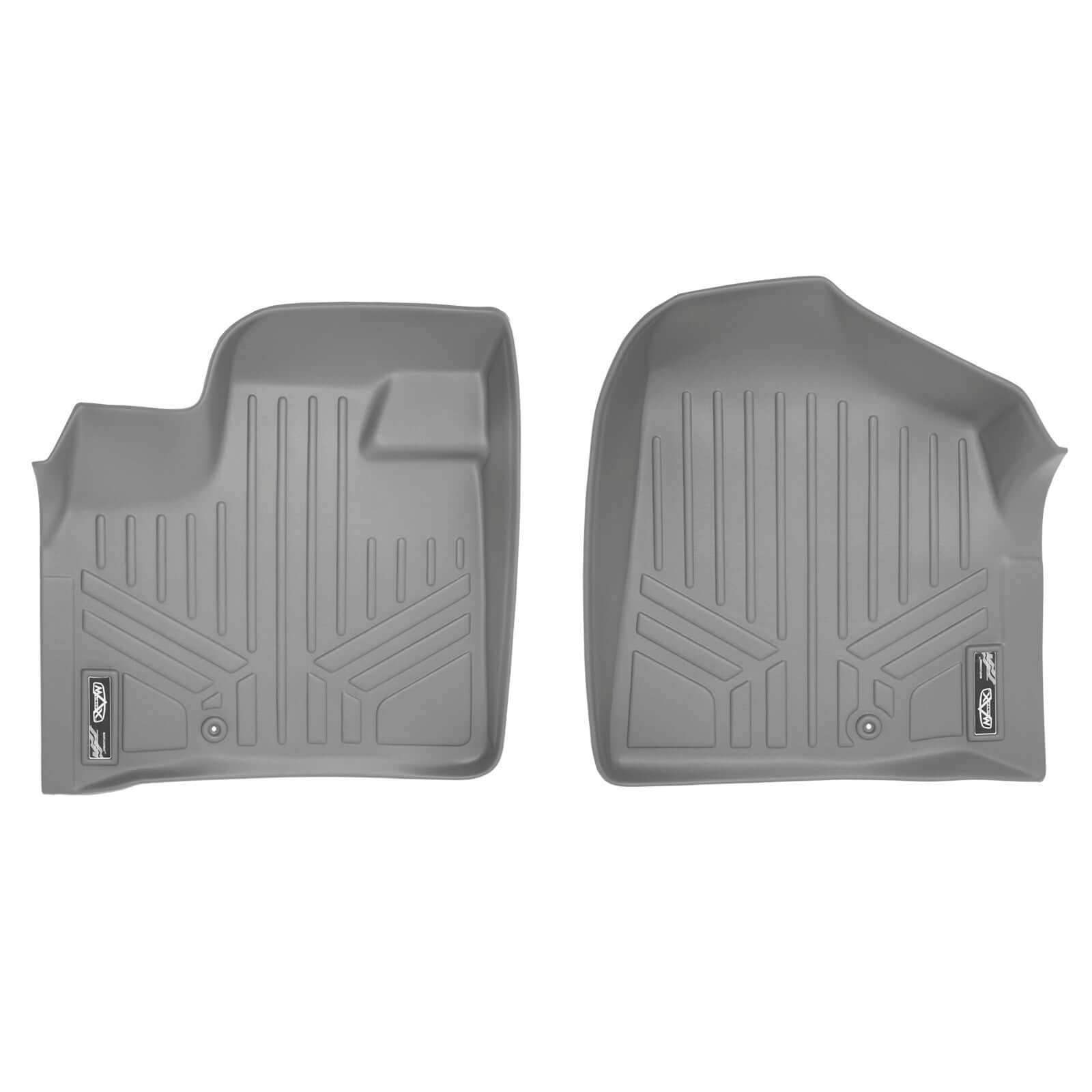 Smart Trim™ Custom Fit Floor Liners For 2013-2020 Dodge Grand Caravan with 2nd Row Bucket Seats and 1st Row Super Console