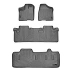 SMARTLINER Custom Fit Floor Liners For 2011-2012 Toyota (Sienna 8 Passenger Model)