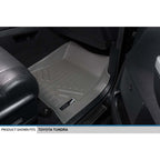 SMARTLINER Custom Fit Floor Liners For 2007-2021 Toyota Tundra CrewMax Cab (with Coverage Under 2nd Row Seat)