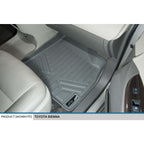SMARTLINER Custom Fit Floor Liners For 2013-2020 Toyota Sienna (8 Passenger Model)
