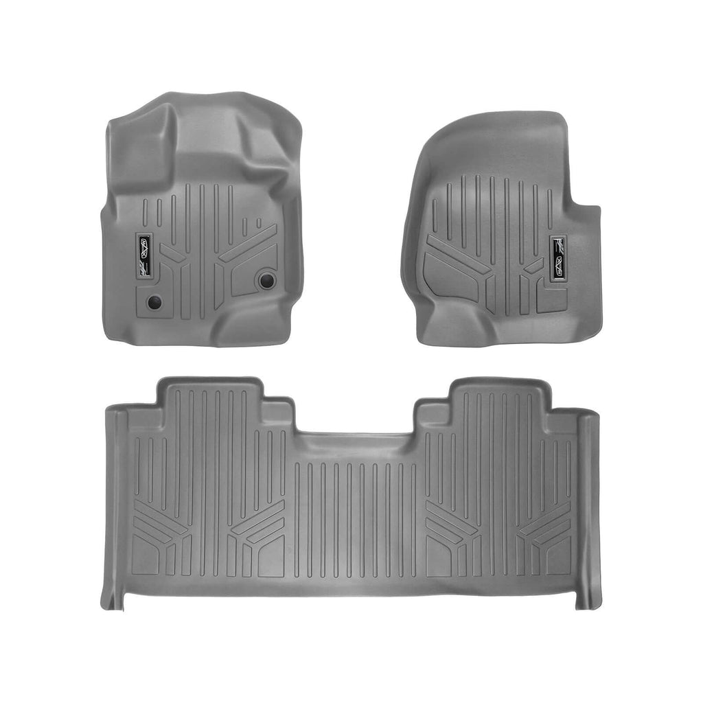 SMARTLINER Custom Fit Floor Liners For 2015-2025 Ford F-150 SuperCab with 1st Row Bucket Seats Carpeted Flooring