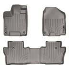 SMARTLINER Custom Fit Floor Liners For 2016-2022 Honda Pilot (8 Passenger Model)