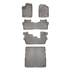 SMARTLINER Custom Fit Floor Liners For 2016-2022 Honda Pilot (8 Passenger Model)