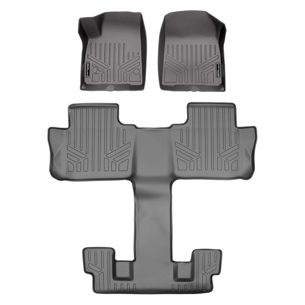 SMARTLINER Custom Fit Floor Liners For Black for 2020-2025 Cadillac XT6