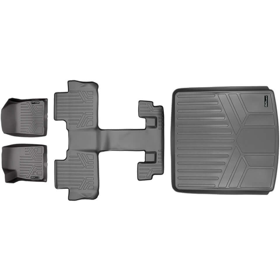 SMARTLINER Custom Fit Floor Liners For 2017-2023 GMC Acadia with 2nd Row Bucket Seats