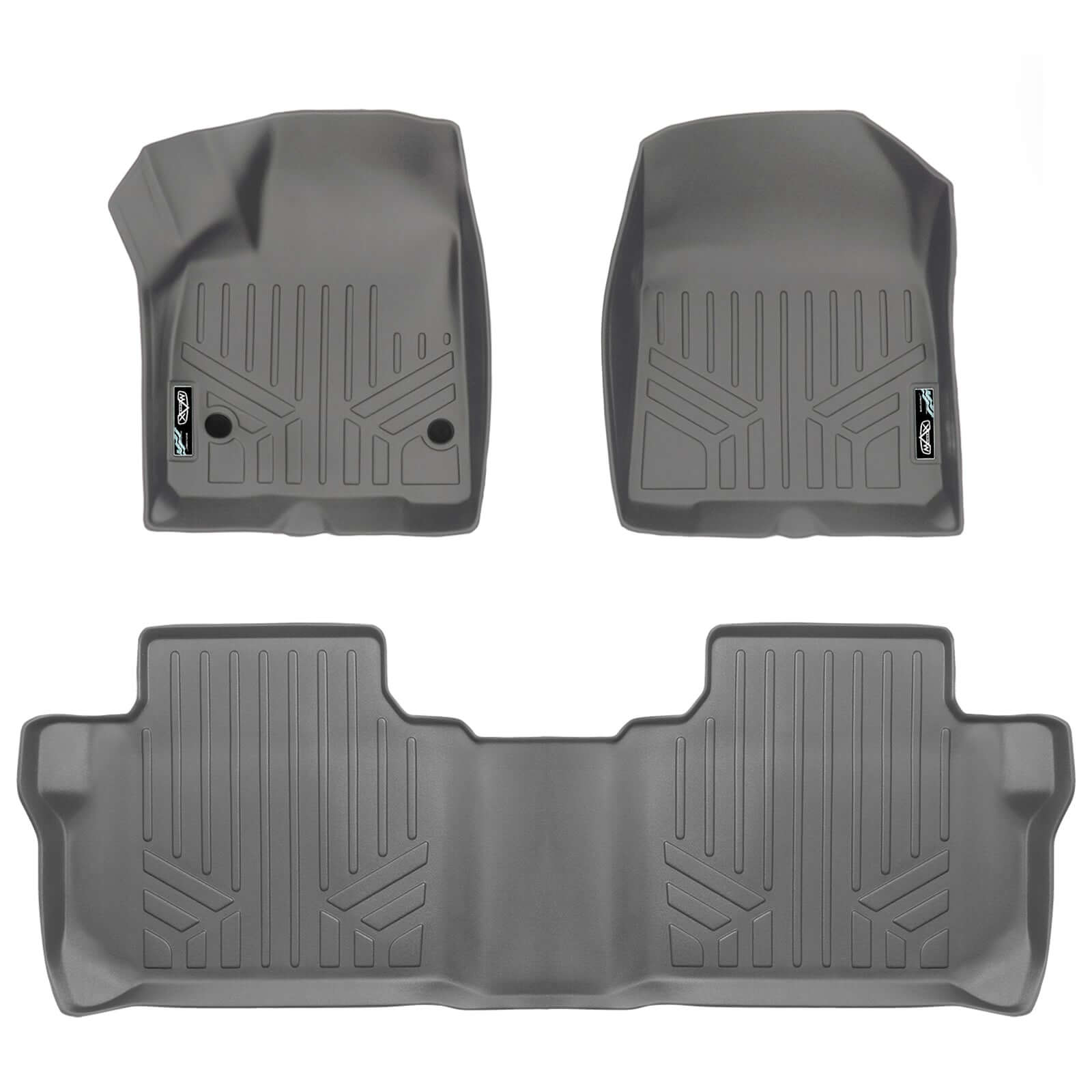 SMARTLINER Custom Fit Floor Liners For 2017-2023 GMC Acadia (7 Passenger)