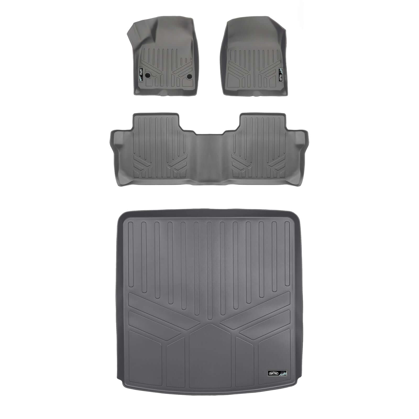 SMARTLINER Custom Fit Floor Liners For 2017-2023 GMC Acadia (7 Passenger)