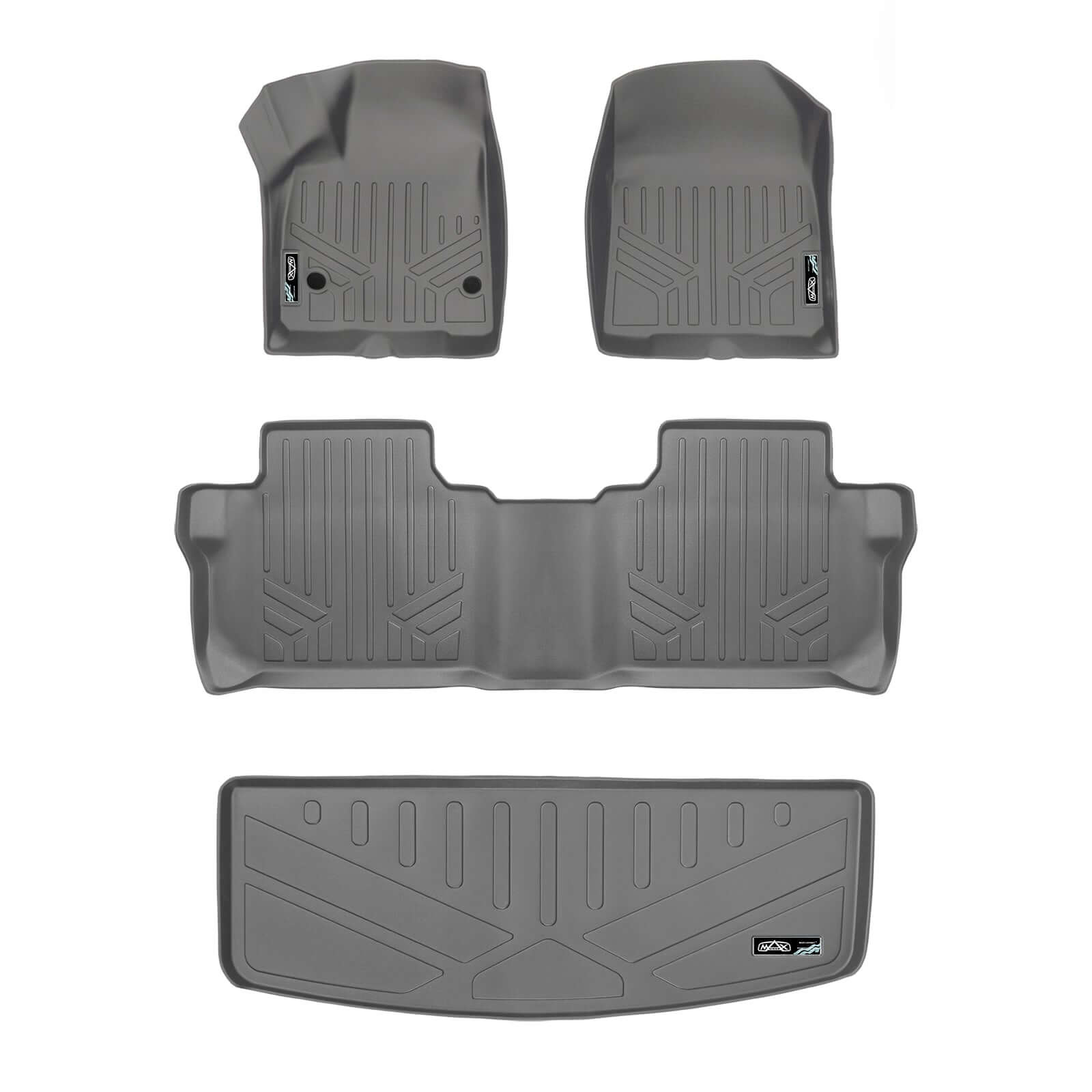 SMARTLINER Custom Fit Floor Liners For 2017-2023 GMC Acadia (7 Passenger)