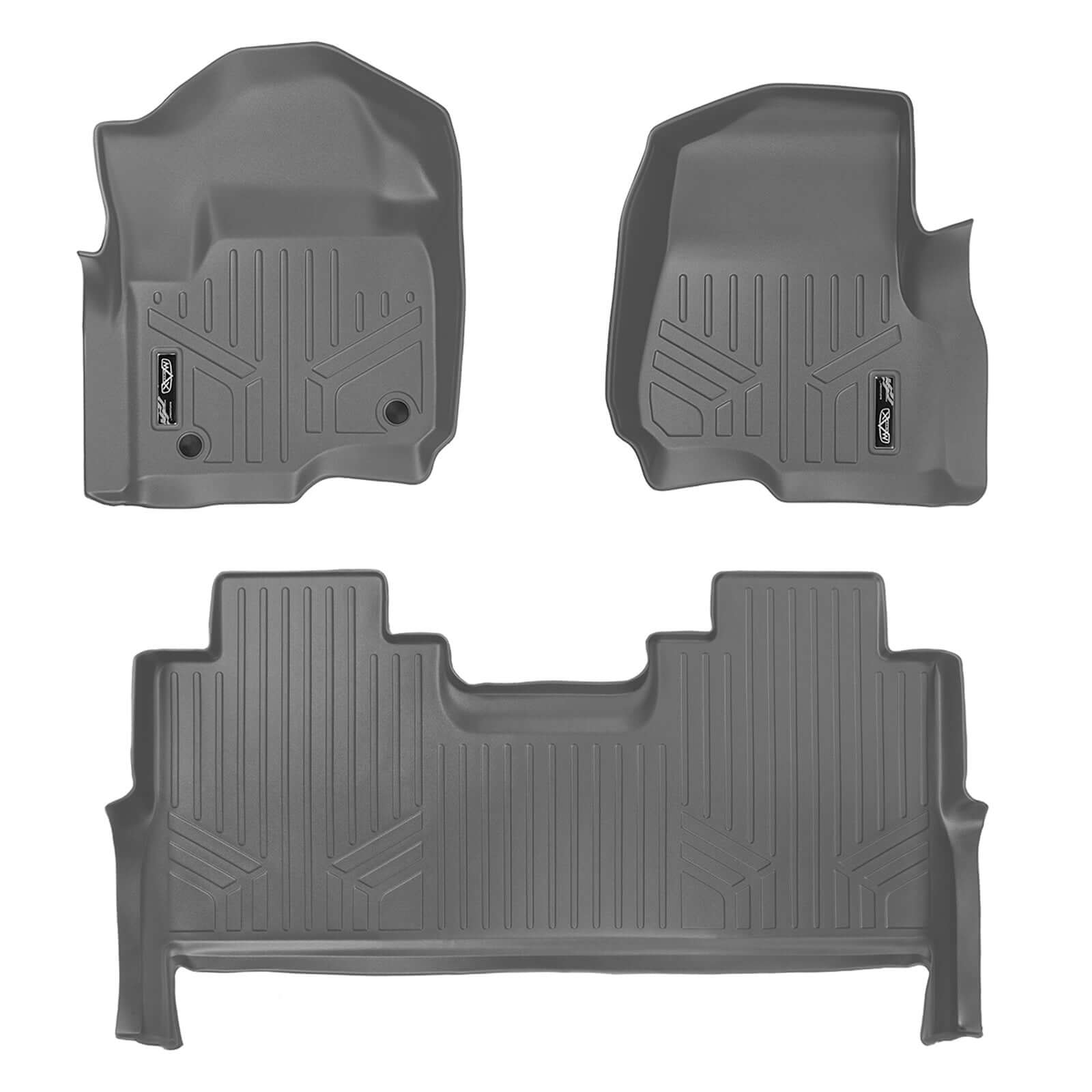 SMARTLINER Custom Fit Floor Liners For 2017-2025 Ford F-250/F-350 Super Duty Crew Cab with 1st Row Bucket Seats