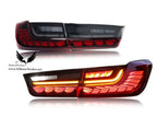 GTS OLED Tail Lights for BMW G20 3 Series & G80 M3 (Cherry Red / Smoked)