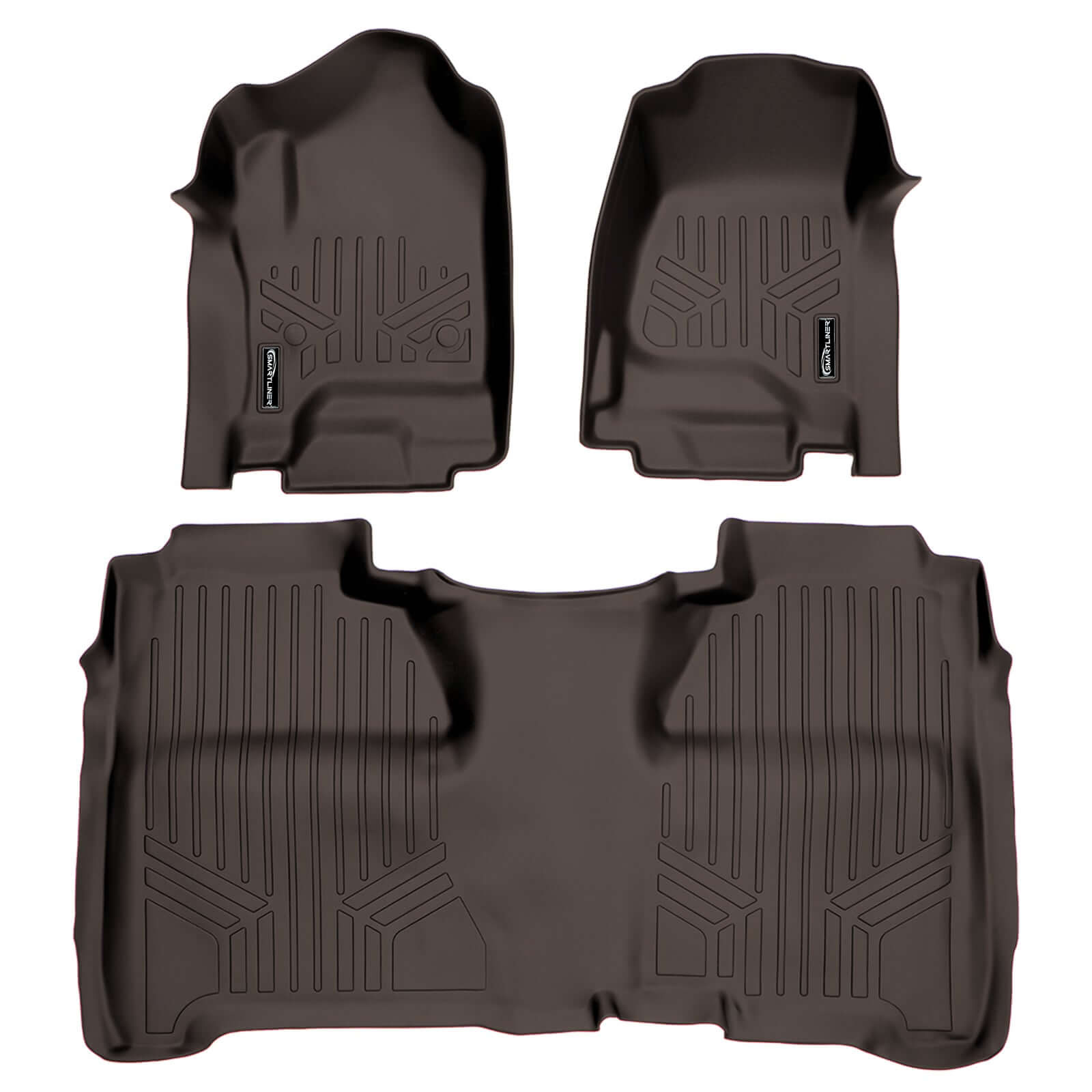 SmartCoverage™ Custom Fit Floor Liners For Crew Cab 2014-2018 Silverado/Sierra 1500 - 2015-2021 2500/3500 HD