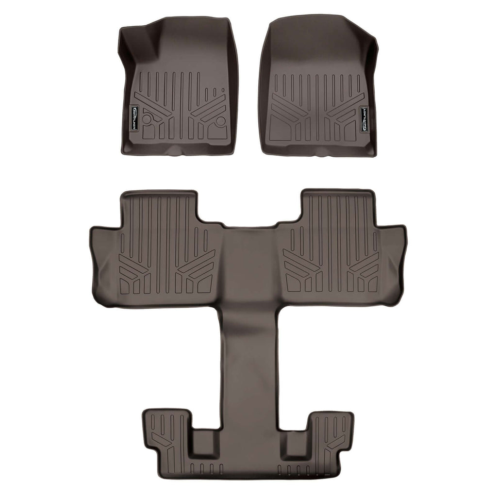 SMARTLINER Custom Fit Floor Liners for 2017-2023 GMC Acadia (6Passenger)